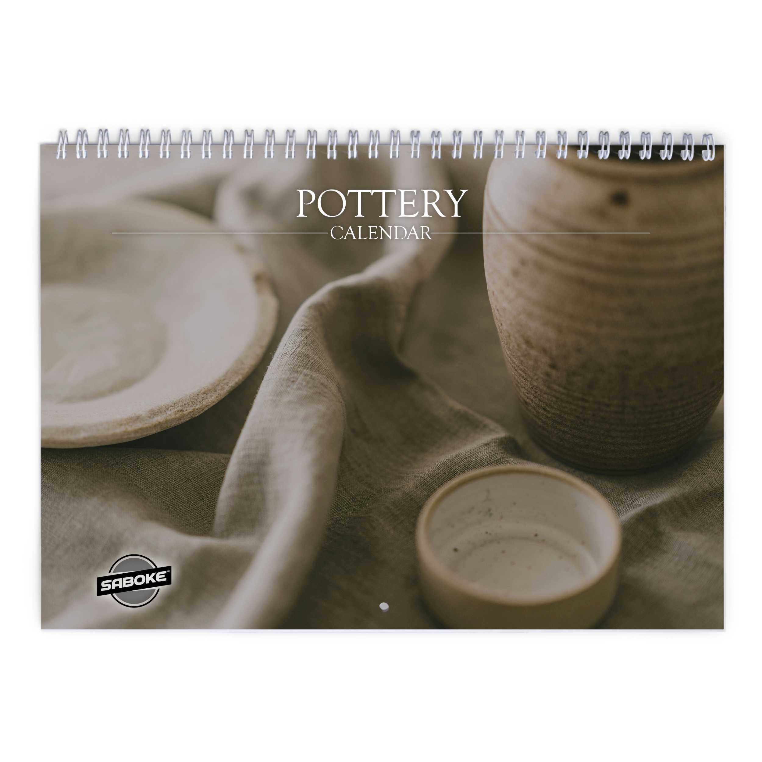 Pottery 2026 Wall Calendar