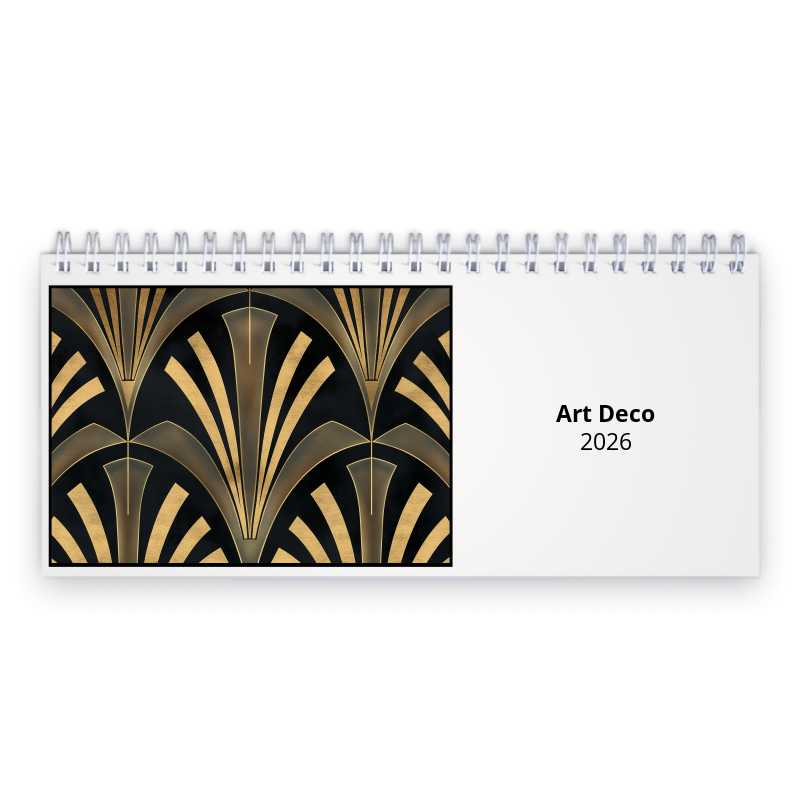 Art Deco 2025 Desk Calendar art-deco-2025-desk-calendar